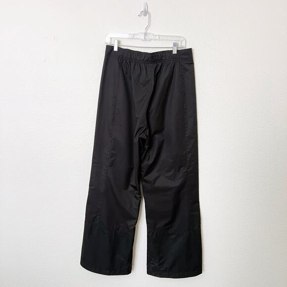 [NILS Sportswear] Black Water Resistant Nylon Winter Snowboard Ski Pants Sz 12 - Picture 2 of 11